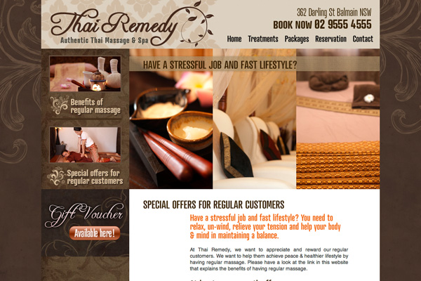 Thai Remedy Authentic Thai Massage and Spa by Fab Web Design