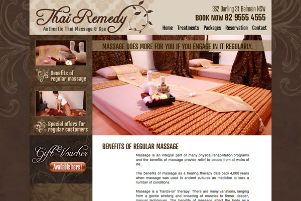 Thai Remedy Authentic Thai Massage and Spa by Fab Web Design